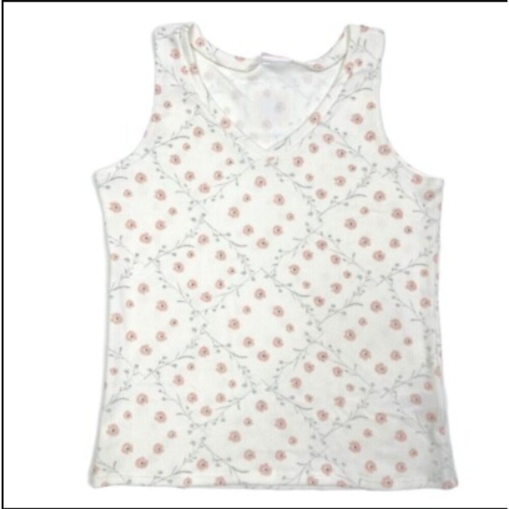 Sweater Tank Summer Size S Floral Print NWT